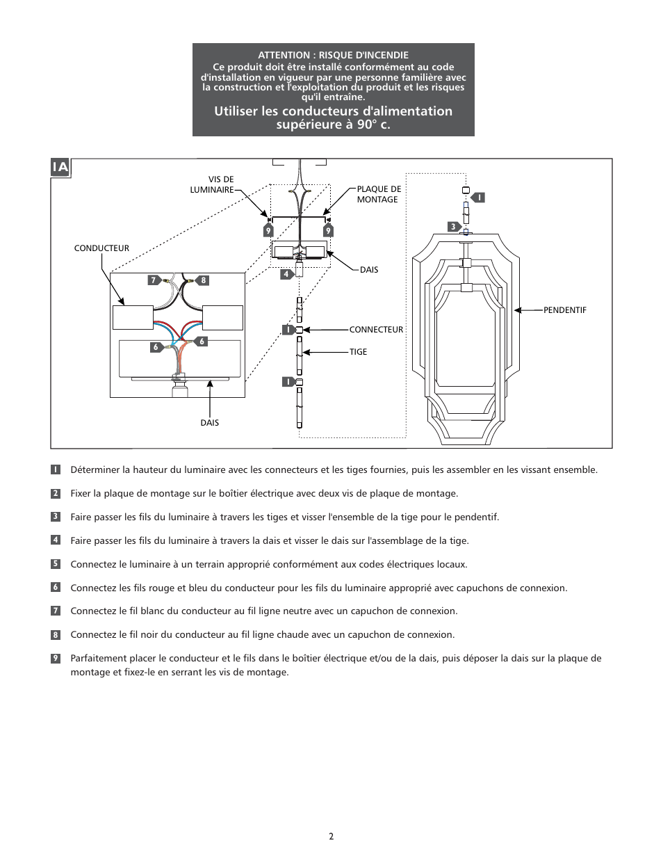 Feiss F2955-6 User Manual | Page 2 / 4