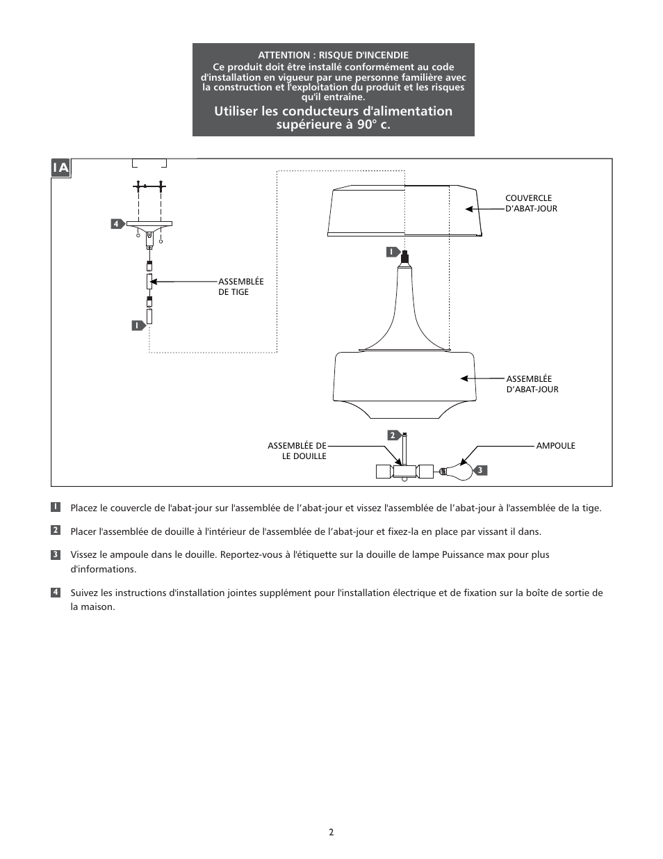 Feiss F2941-4 User Manual | Page 2 / 4