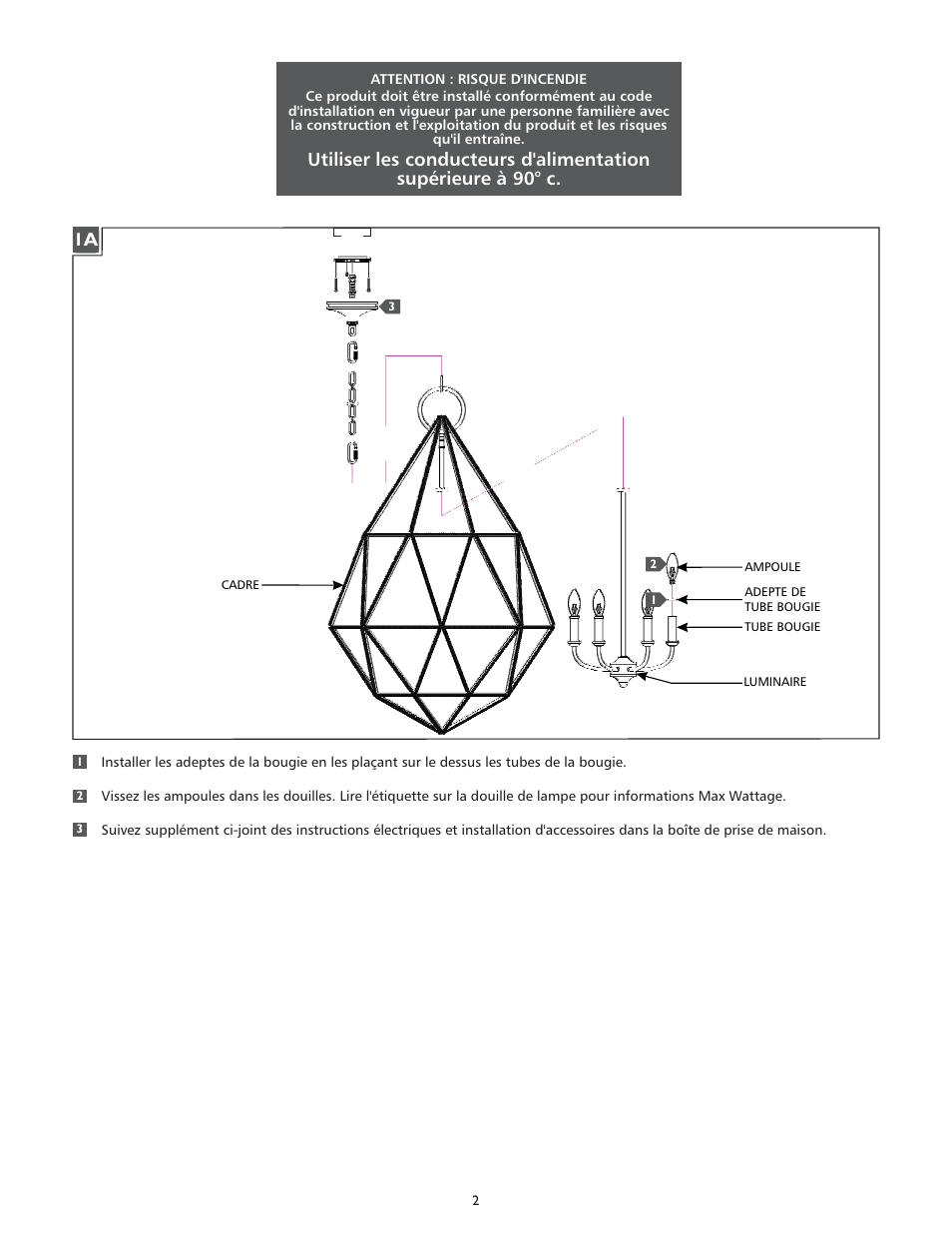 Feiss F2942-6 User Manual | Page 2 / 4