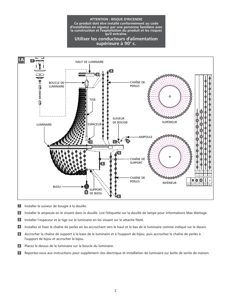 Feiss F2914-12 User Manual | Page 2 / 4