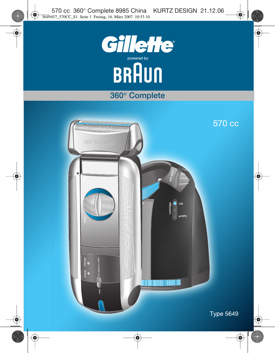 Braun 5649 User Manual | 18 pages