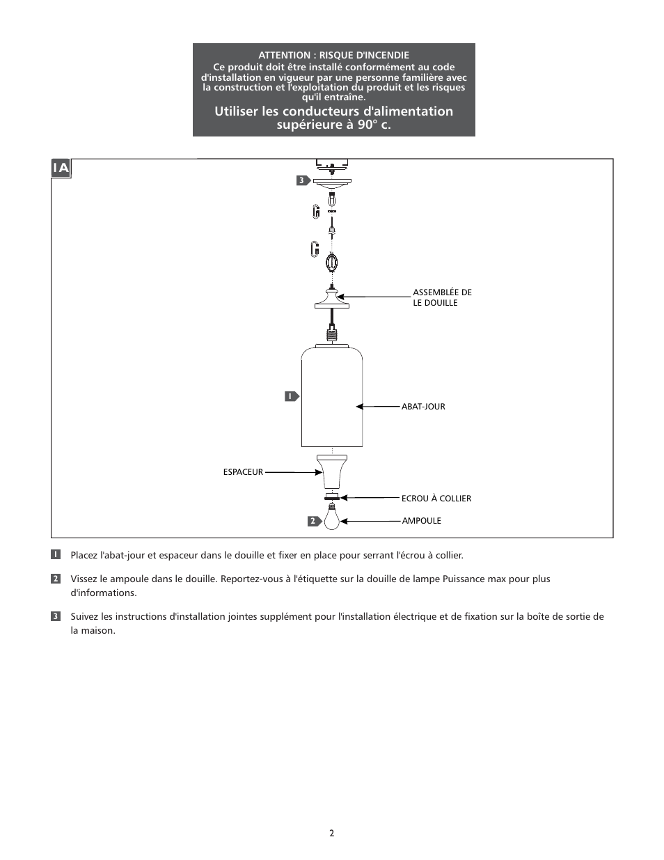 Feiss P1320 User Manual | Page 2 / 4