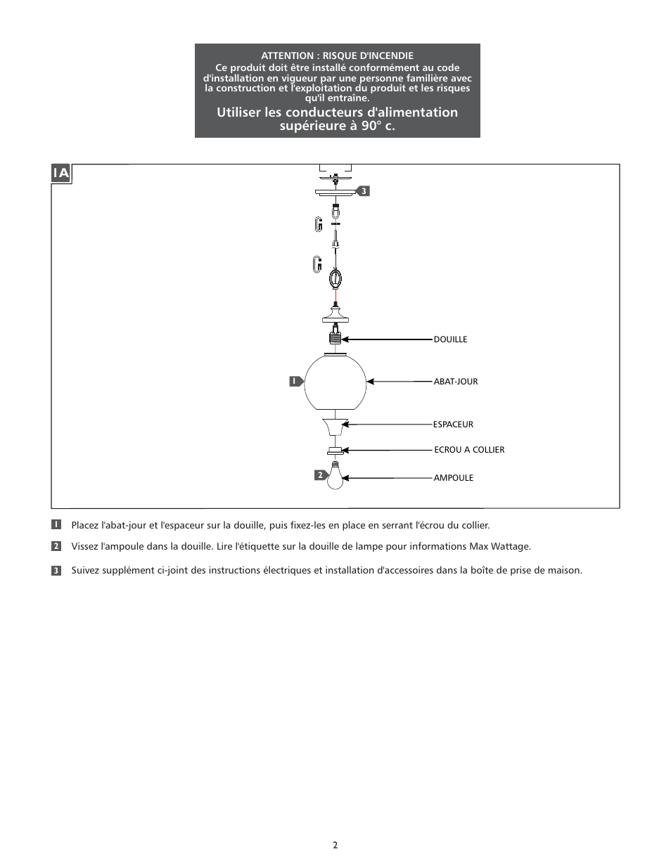 Feiss P1318 User Manual | Page 2 / 4