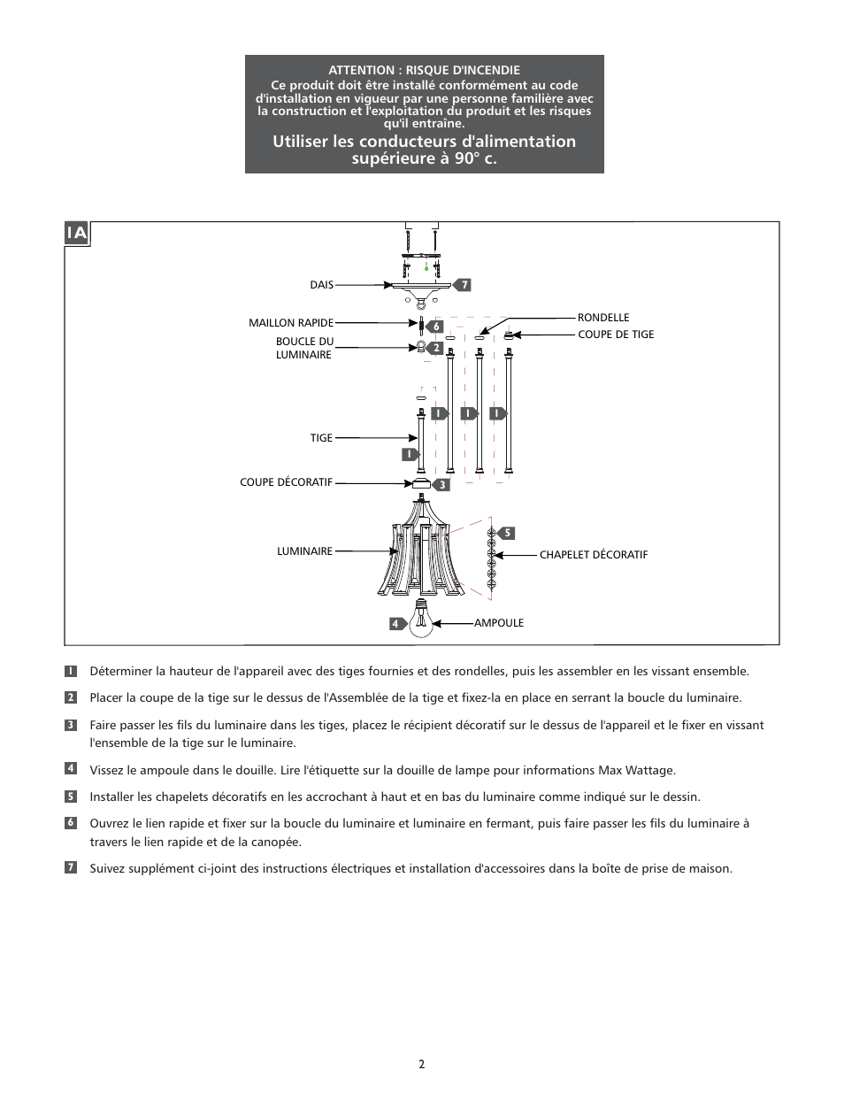 Feiss P1315 User Manual | Page 2 / 4