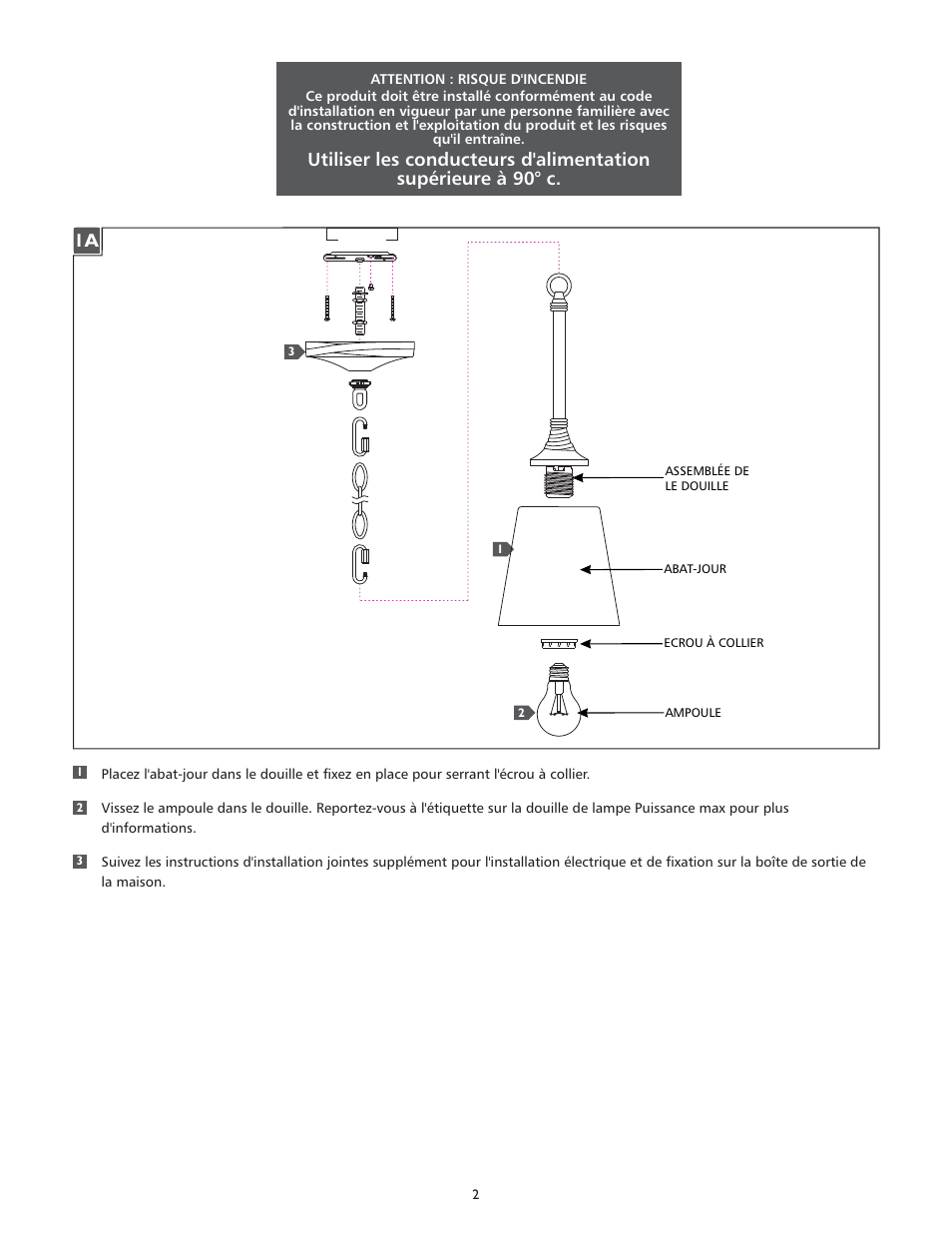 Feiss P1314 User Manual | Page 2 / 4