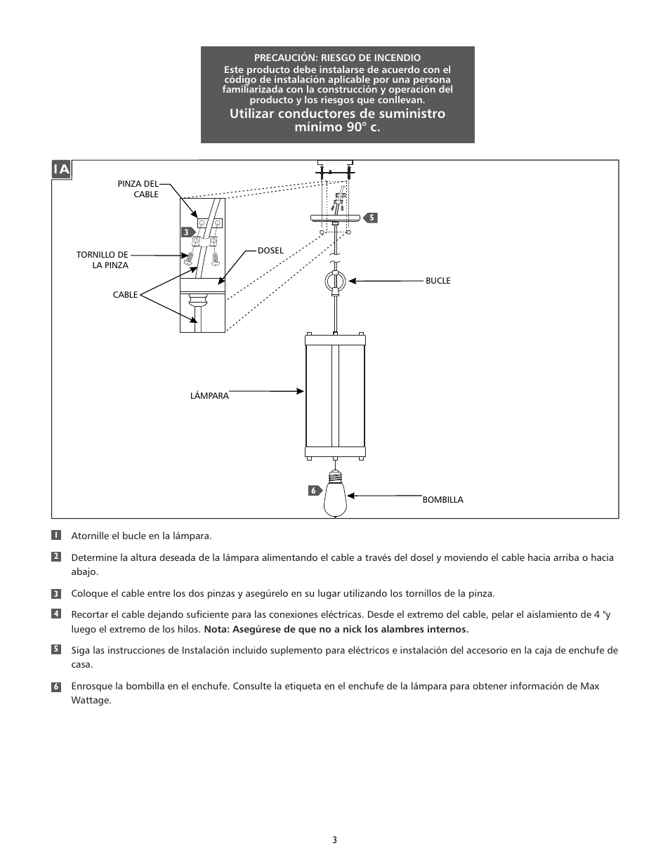 Feiss P1292 User Manual | Page 3 / 4