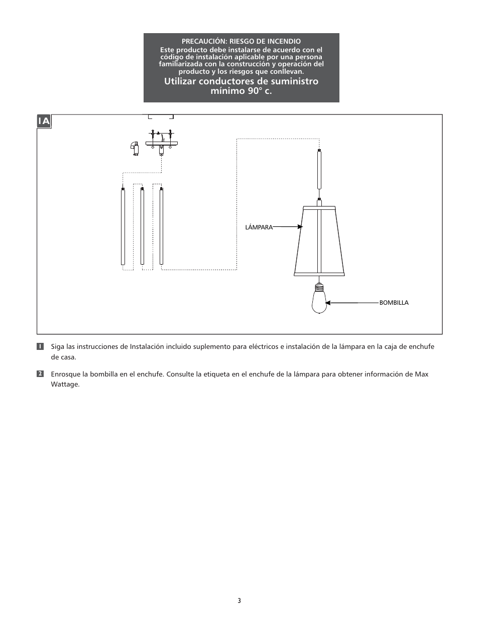 Feiss P1287 User Manual | Page 3 / 4