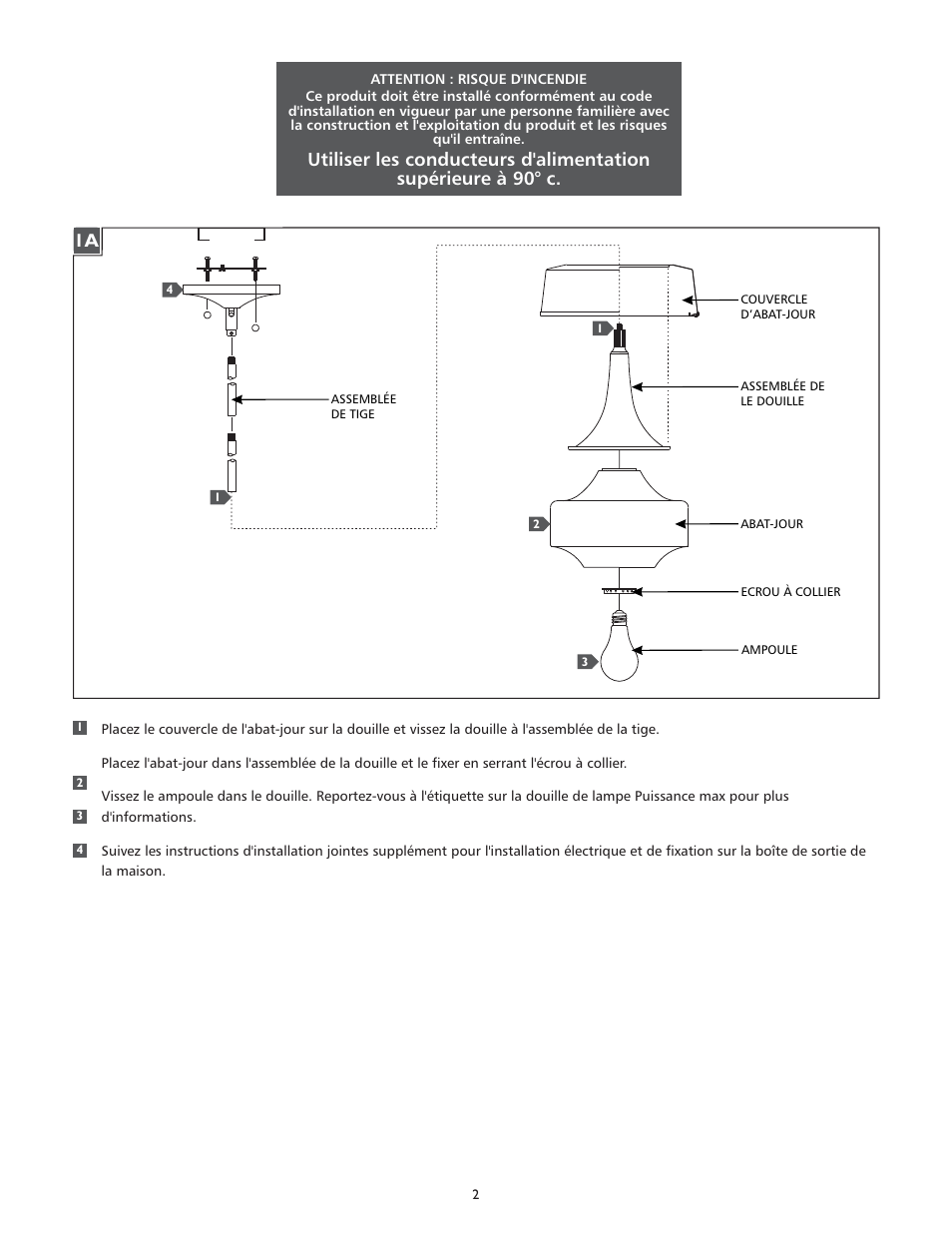 Feiss P1285 User Manual | Page 2 / 4
