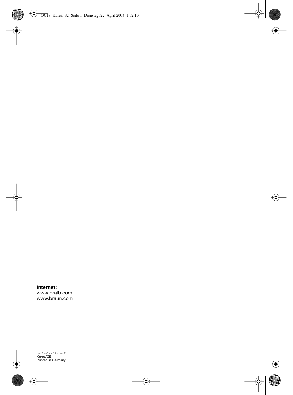 Braun OC17525 User Manual | Page 2 / 9