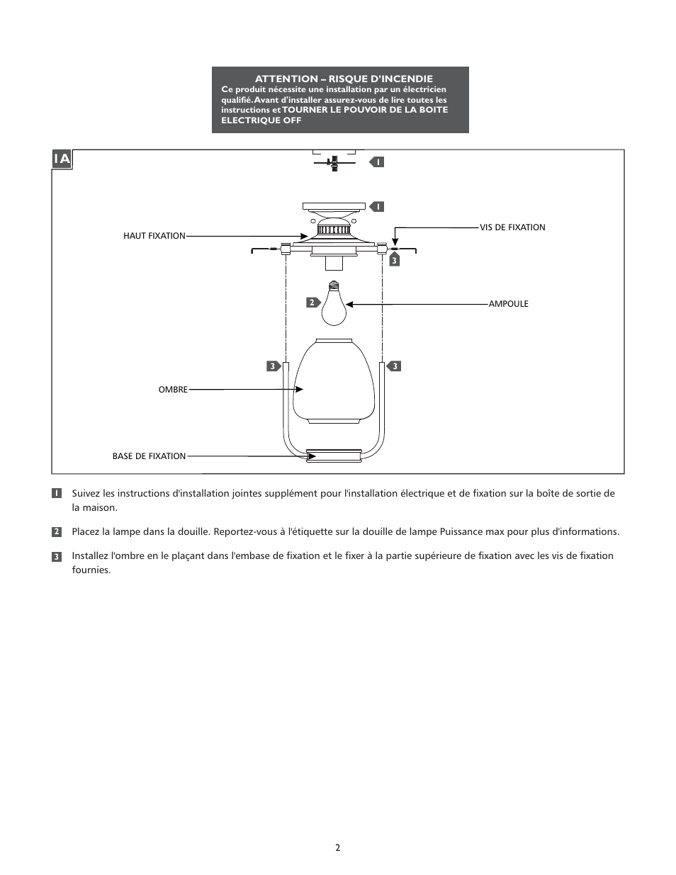 Feiss OL9313 User Manual | Page 2 / 4