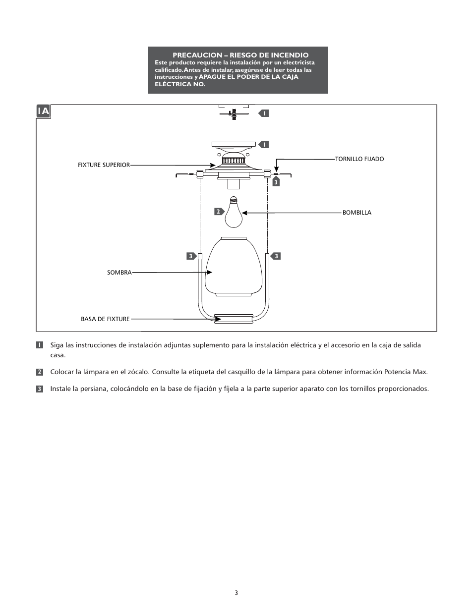 Feiss OL9313 User Manual | Page 3 / 4