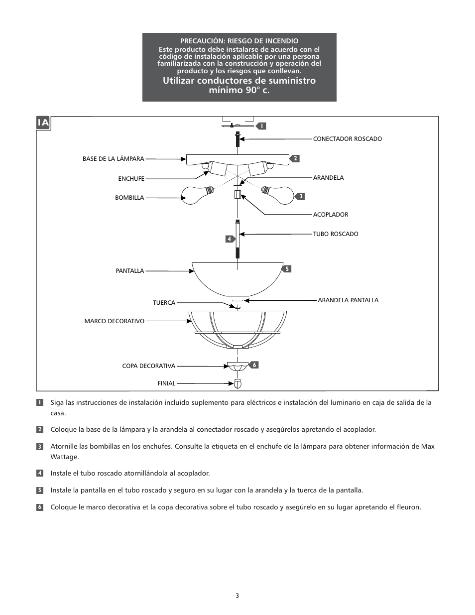 Feiss OL9812 User Manual | Page 3 / 4