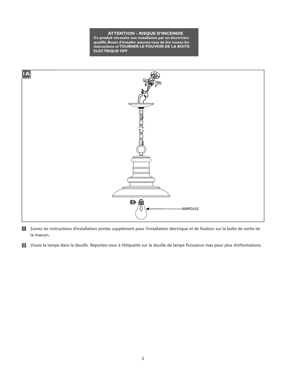 Feiss OL8904 User Manual | Page 2 / 4