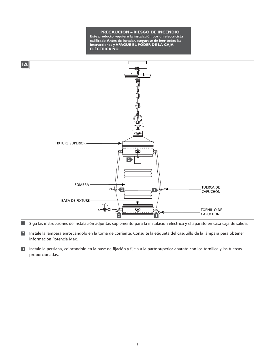 Feiss OL9111 User Manual | Page 3 / 4