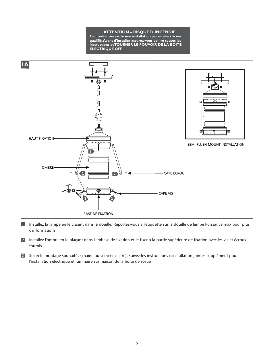 Feiss OL9109 User Manual | Page 2 / 4