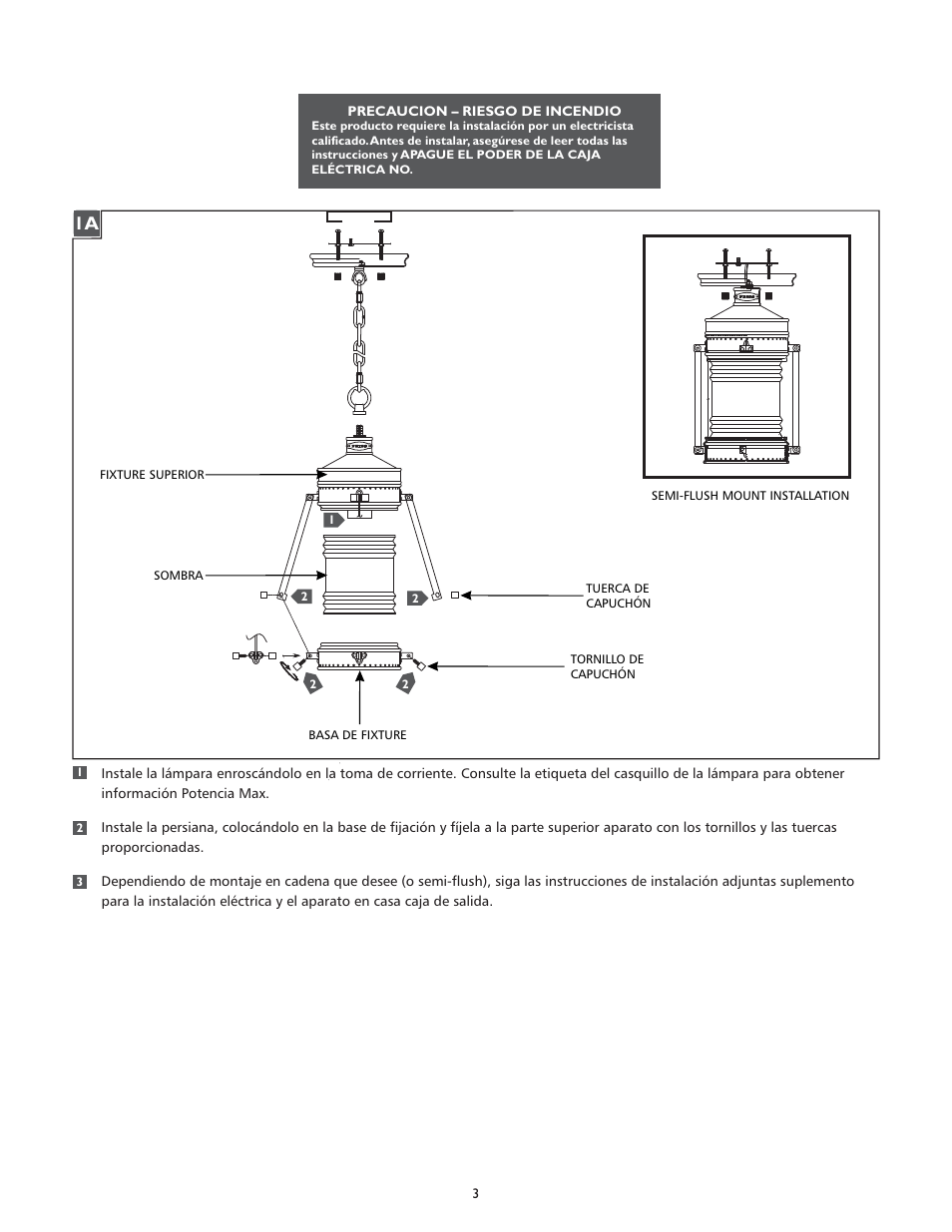 Feiss OL9109 User Manual | Page 3 / 4