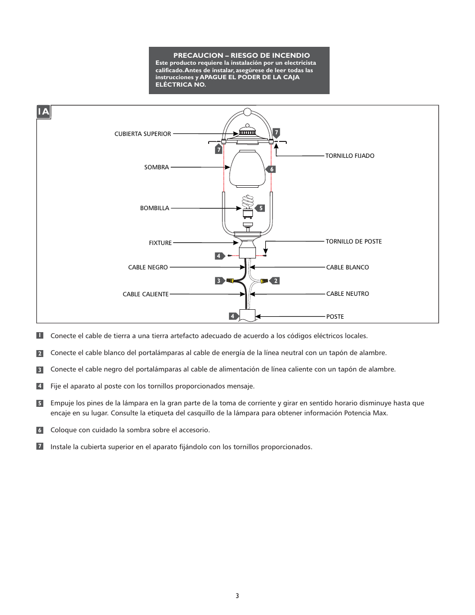Feiss OLPL7508 User Manual | Page 3 / 4