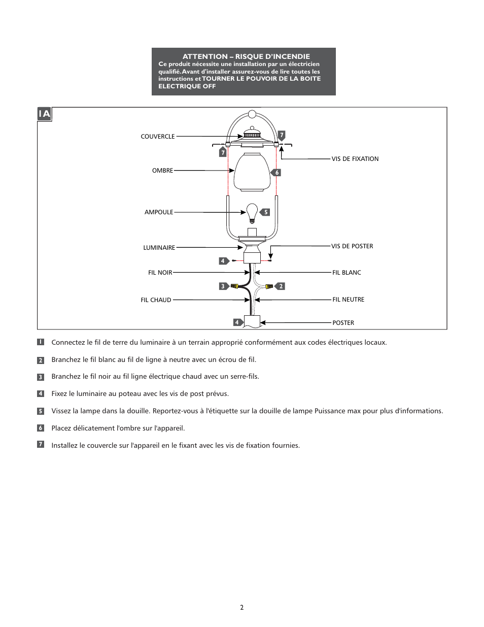 Feiss OL9308 User Manual | Page 2 / 4