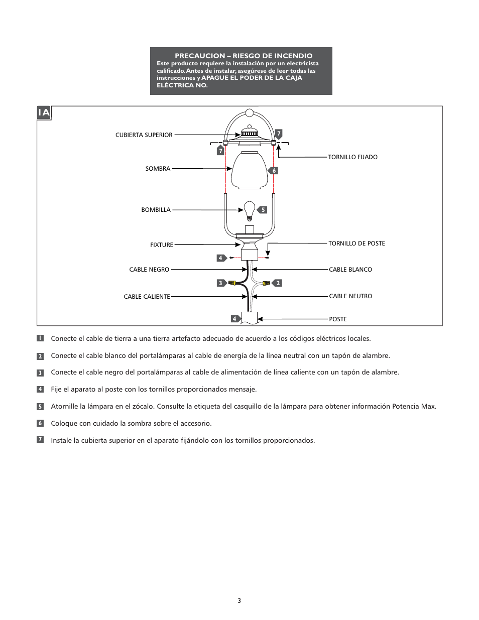 Feiss OL9308 User Manual | Page 3 / 4