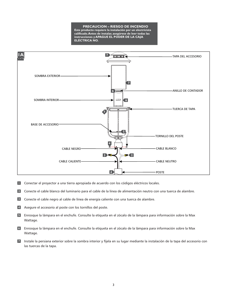 Feiss OL9208 User Manual | Page 3 / 4
