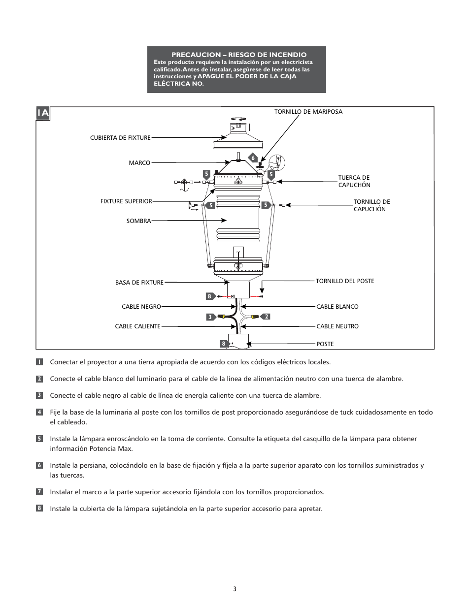 Feiss OL9107 User Manual | Page 3 / 4