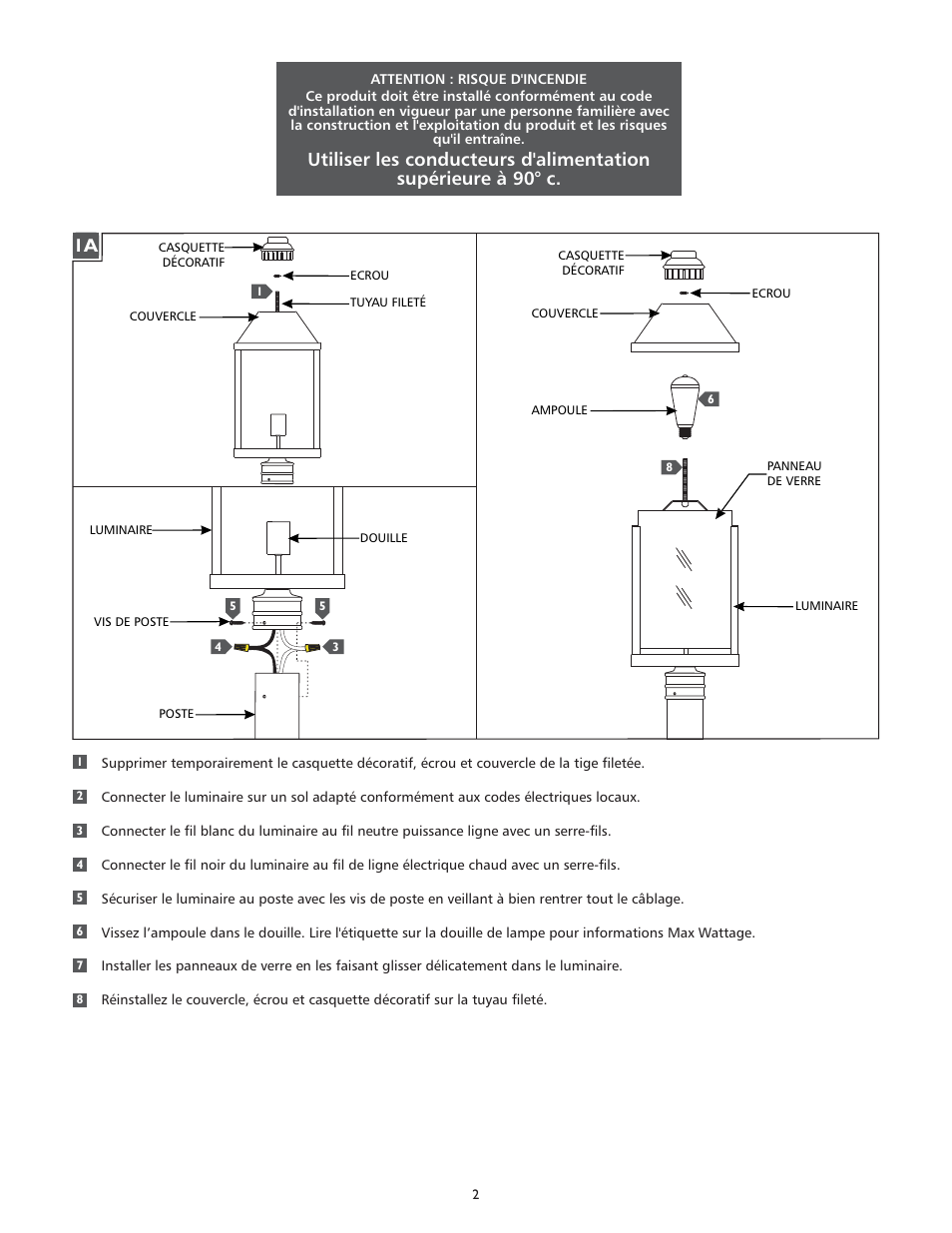 Feiss OL18010 User Manual | Page 2 / 4