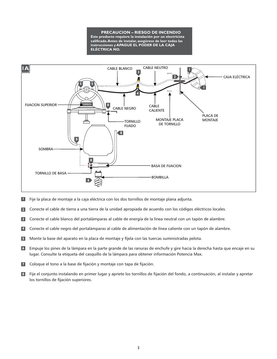 Feiss OLPL7502 User Manual | Page 3 / 4
