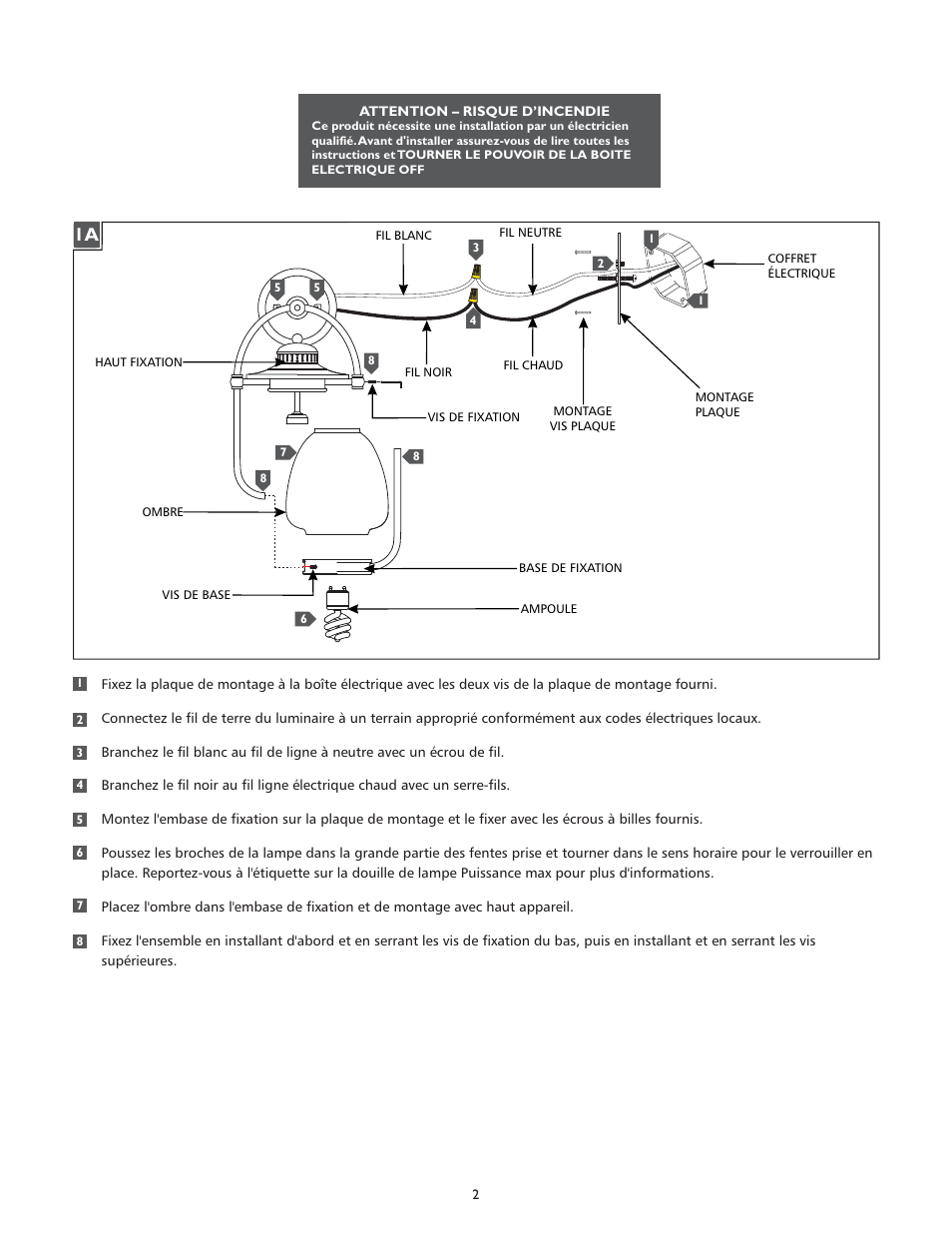 Feiss OLPL7404 User Manual | Page 2 / 4