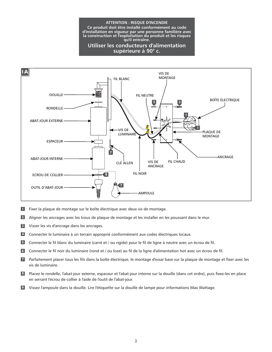 Feiss OL13000 User Manual | Page 2 / 4
