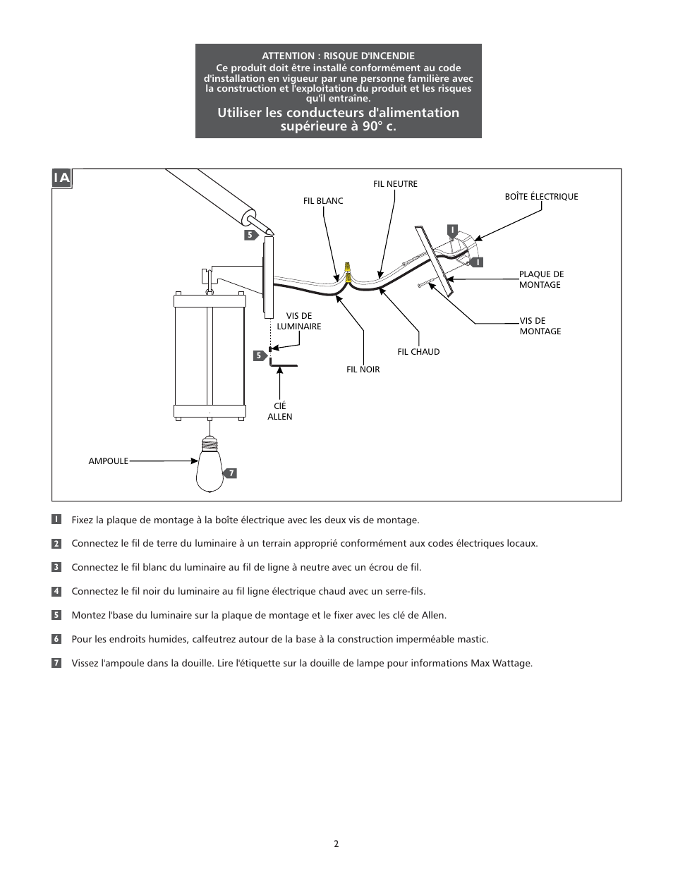 Feiss OL12001 User Manual | Page 2 / 4