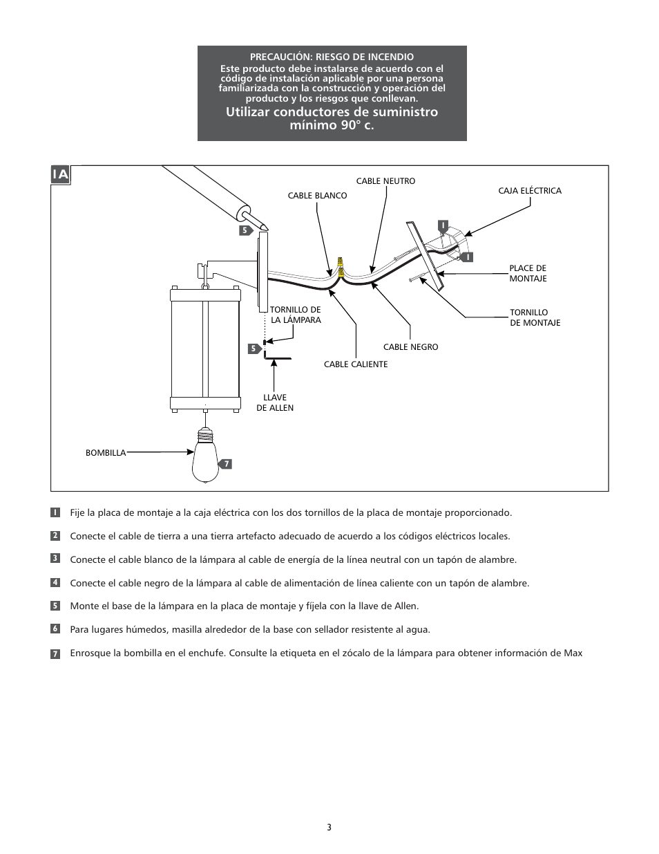 Feiss OL12001 User Manual | Page 3 / 4