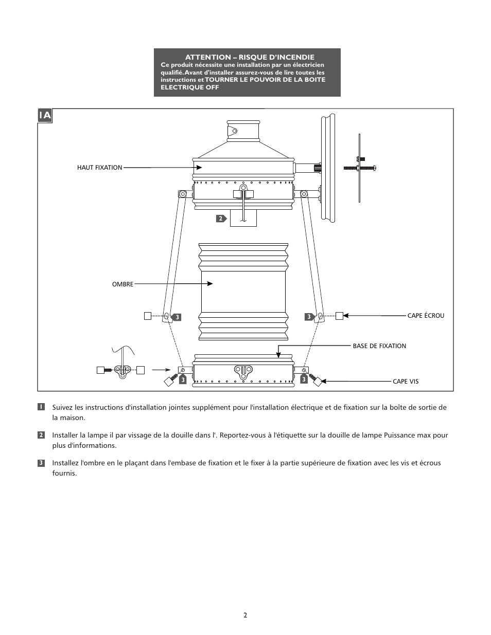 Feiss OL9102 User Manual | Page 2 / 4