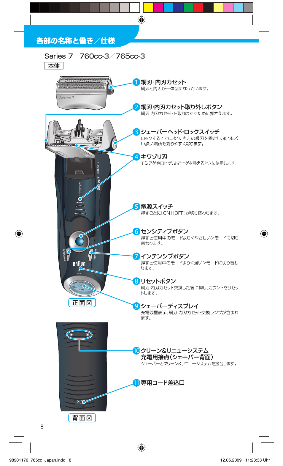 Braun 760cc-3 Series 7 User Manual | Page 8 / 32