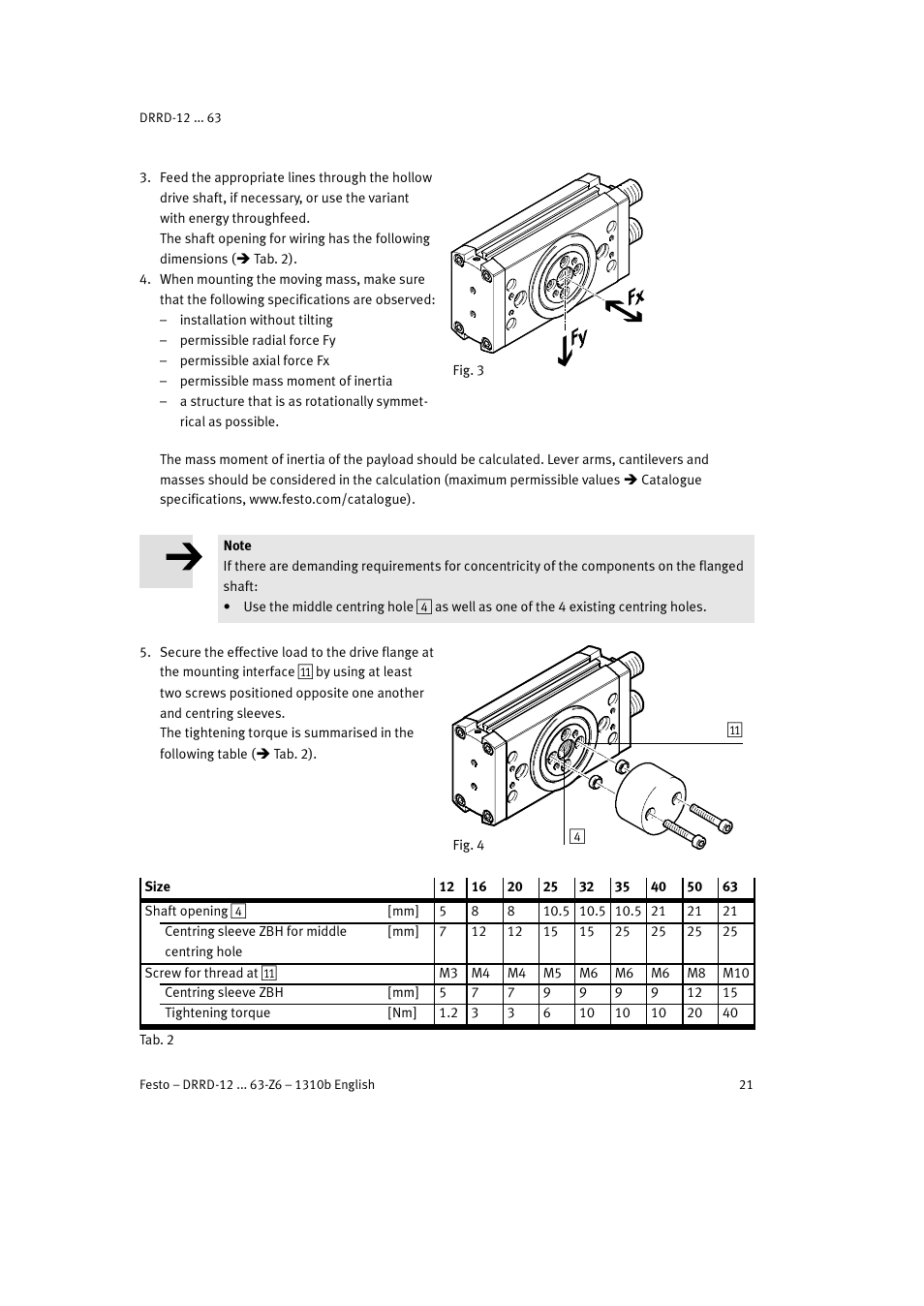 Festo DRRD-12 ... 63 User Manual | Page 21 / 88