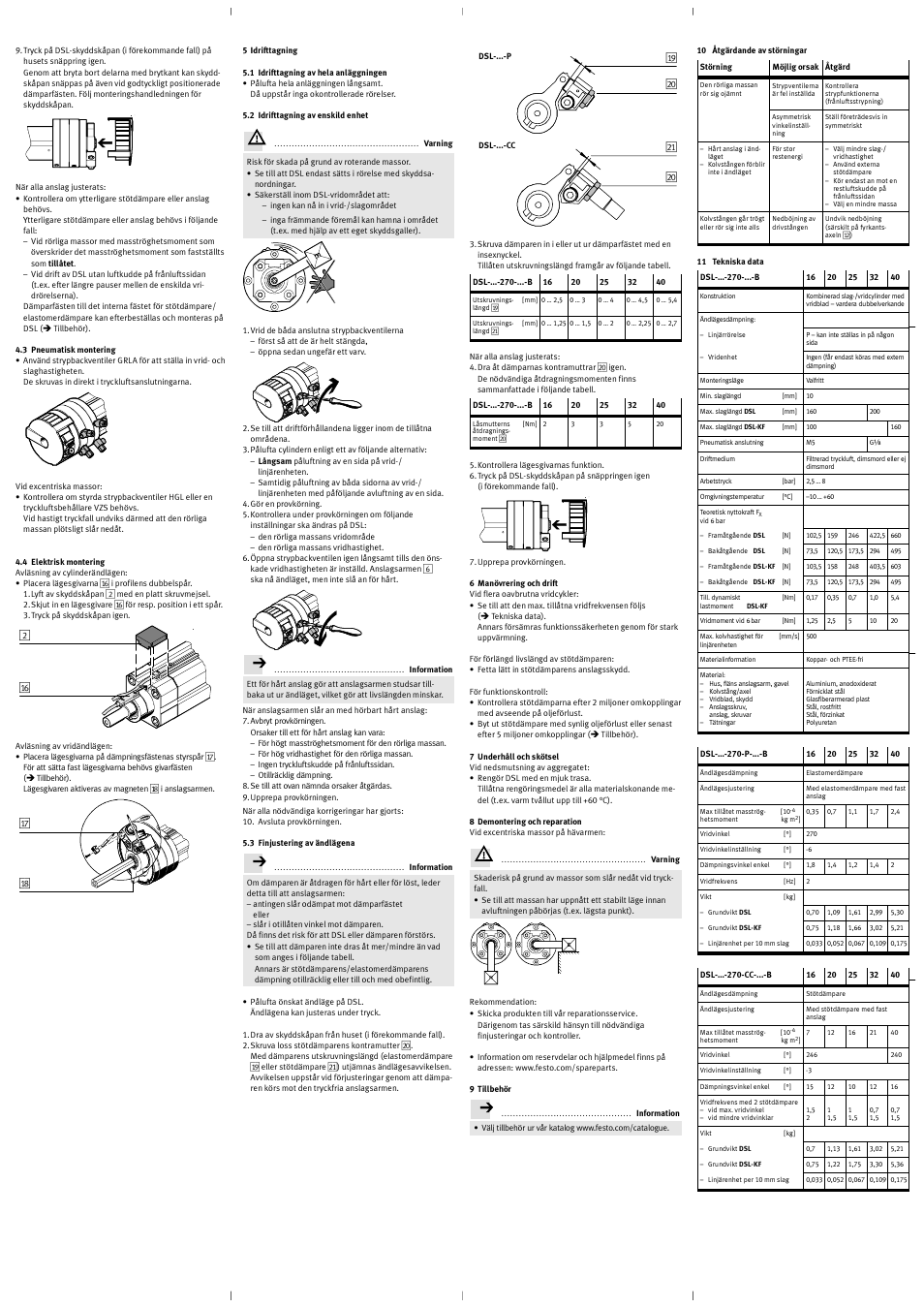 Festo DSL-16 … 40-270-…-B User Manual | Page 12 / 12