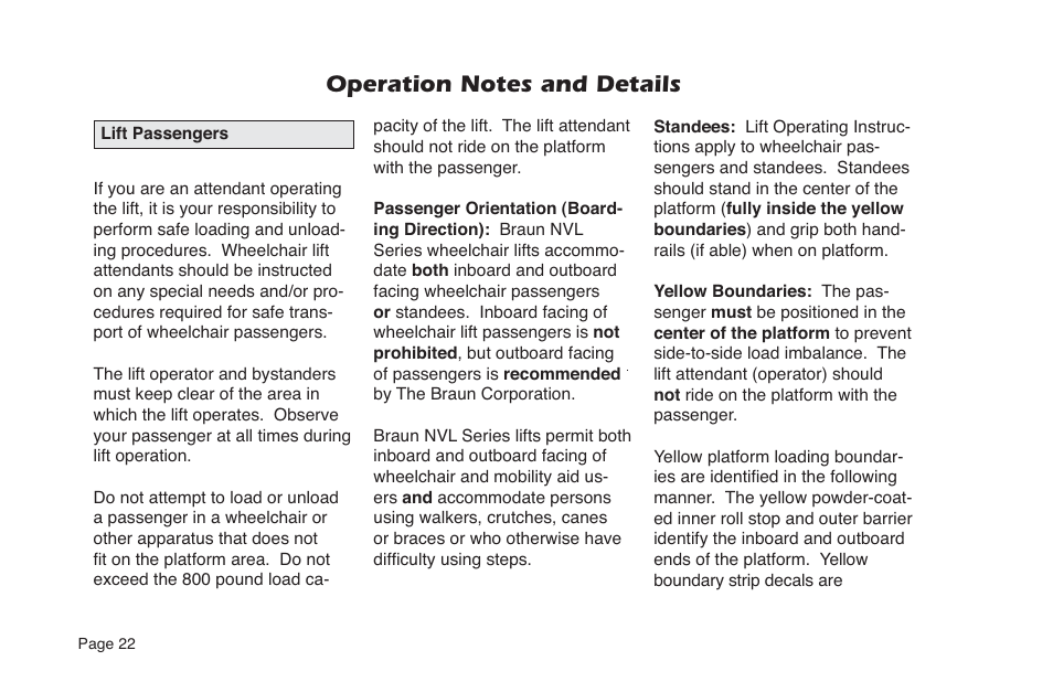 Braun NVL SERIES User Manual | Page 24 / 53