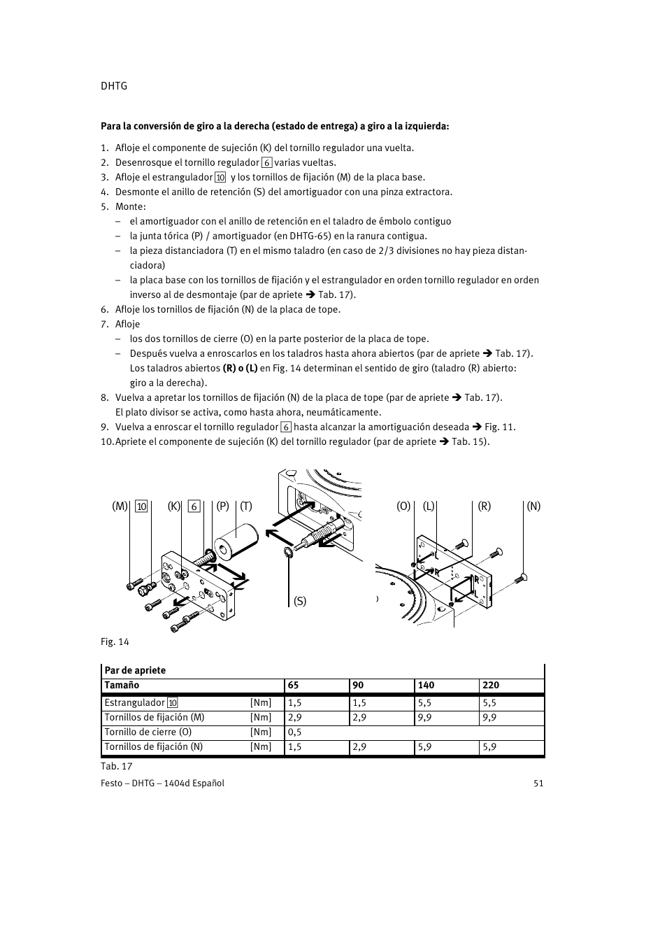 Festo DHTG User Manual | Page 51 / 112