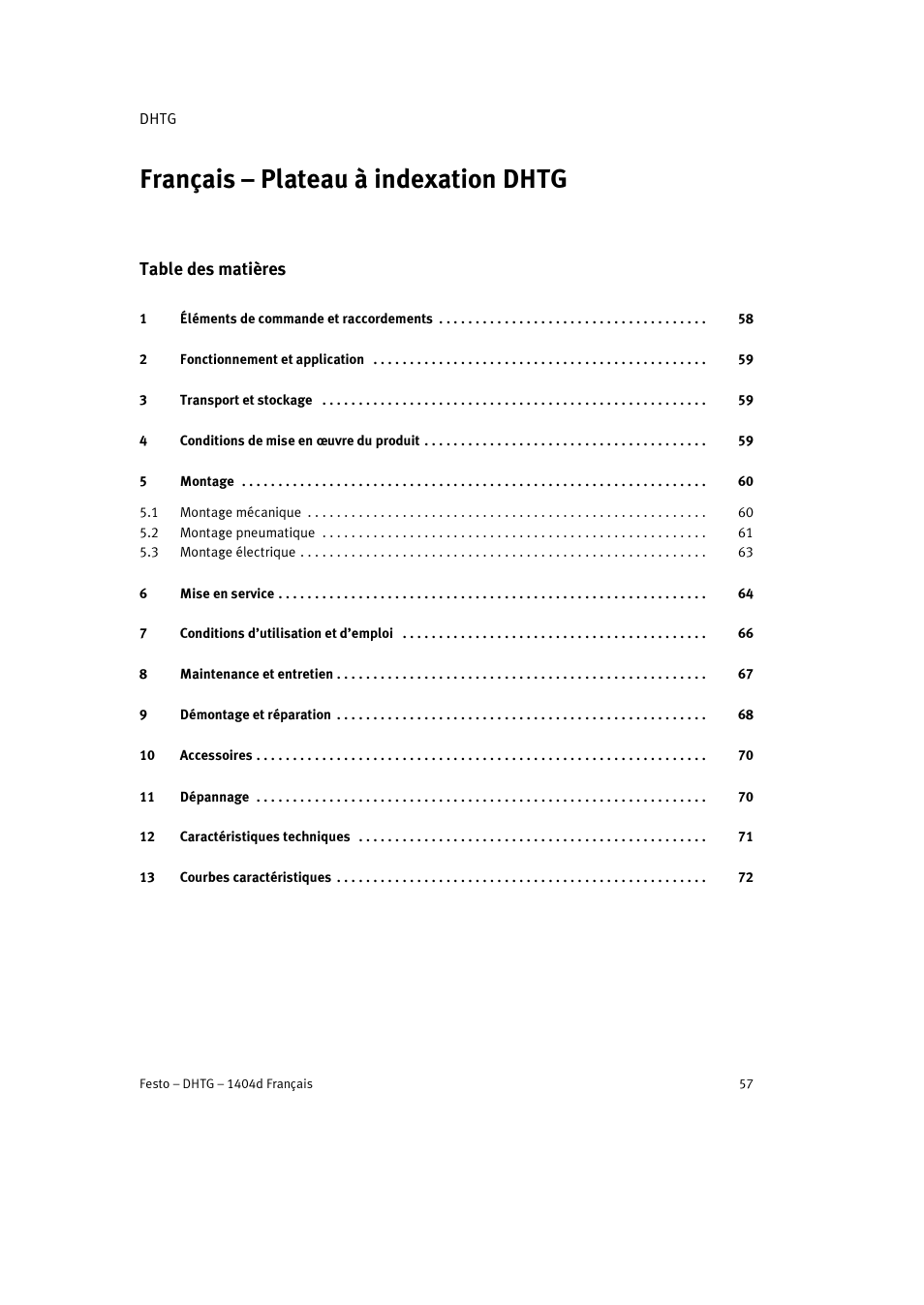 Festo DHTG User Manual | Page 57 / 112