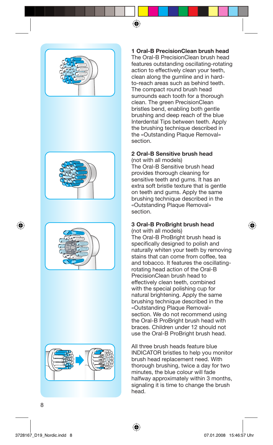 Braun Oral-B Toothbrush User Manual | Page 8 / 49