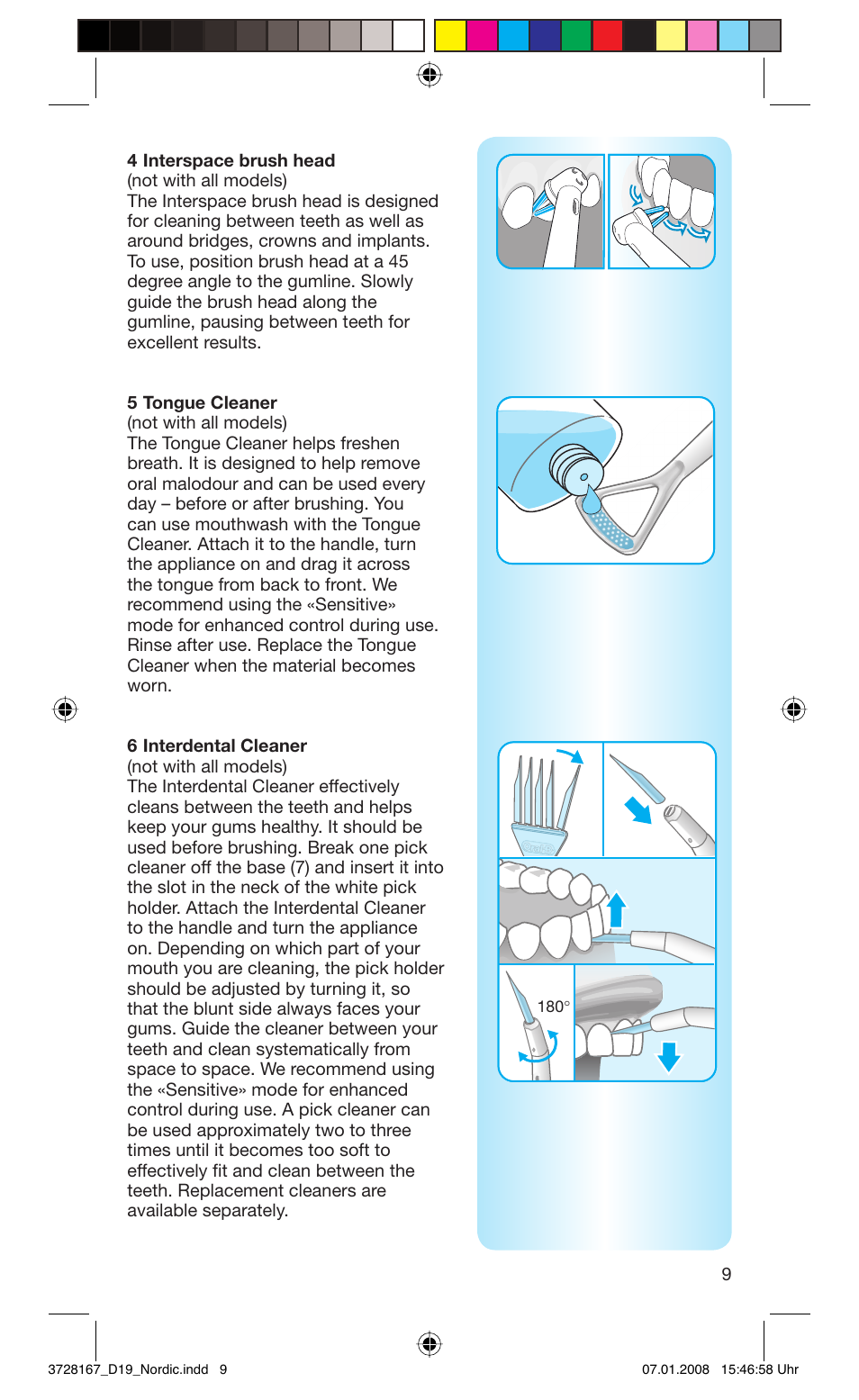 Braun Oral-B Toothbrush User Manual | Page 9 / 49