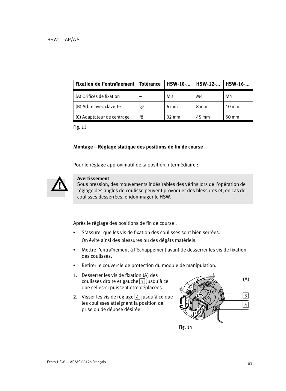 Festo HSW-...-AP/AS User Manual | Page 103 / 184