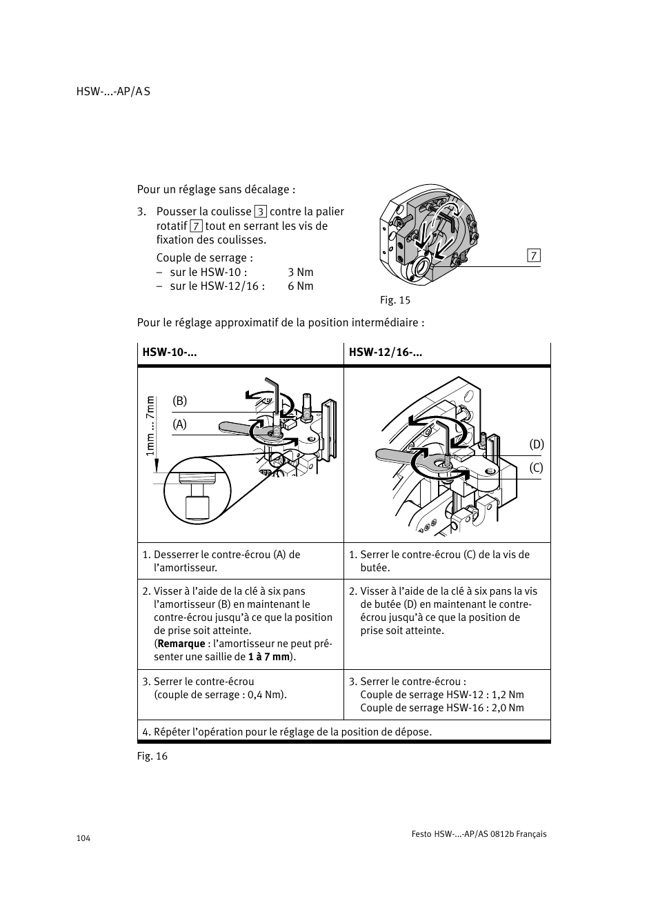 Festo HSW-...-AP/AS User Manual | Page 104 / 184