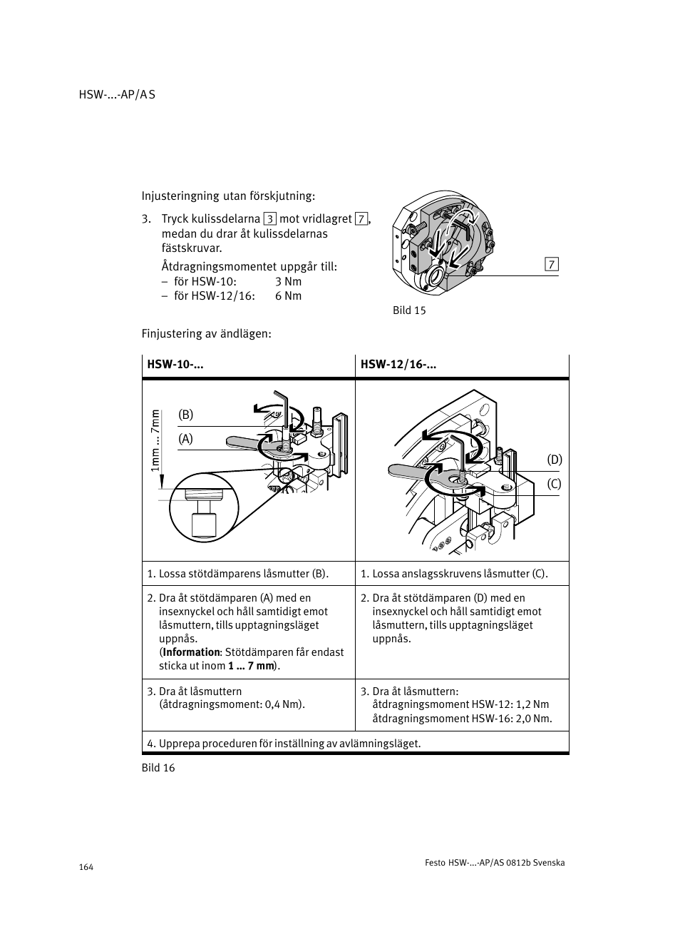 Festo HSW-...-AP/AS User Manual | Page 164 / 184