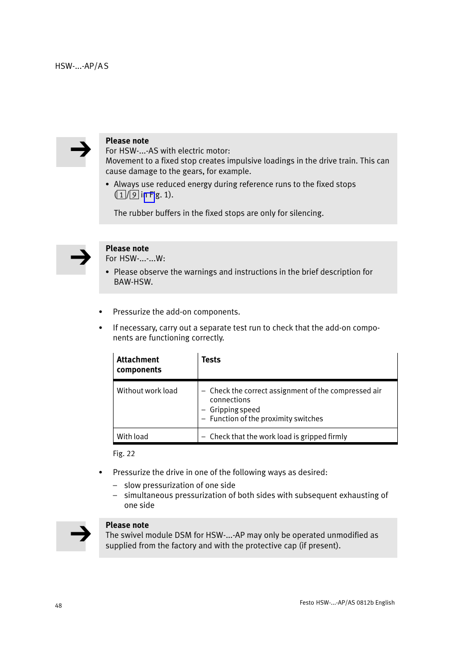 Festo HSW-...-AP/AS User Manual | Page 48 / 184