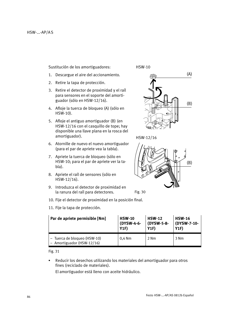 Festo HSW-...-AP/AS User Manual | Page 86 / 184