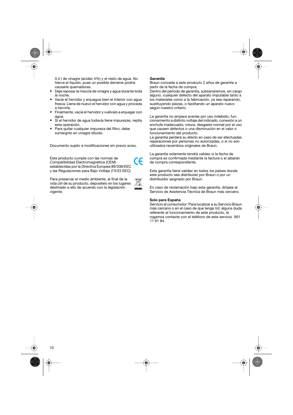 Braun 3214 User Manual | Page 10 / 45