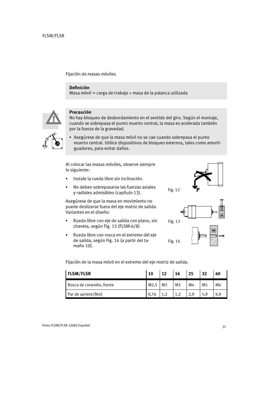 Festo FLSR User Manual | Page 37 / 88