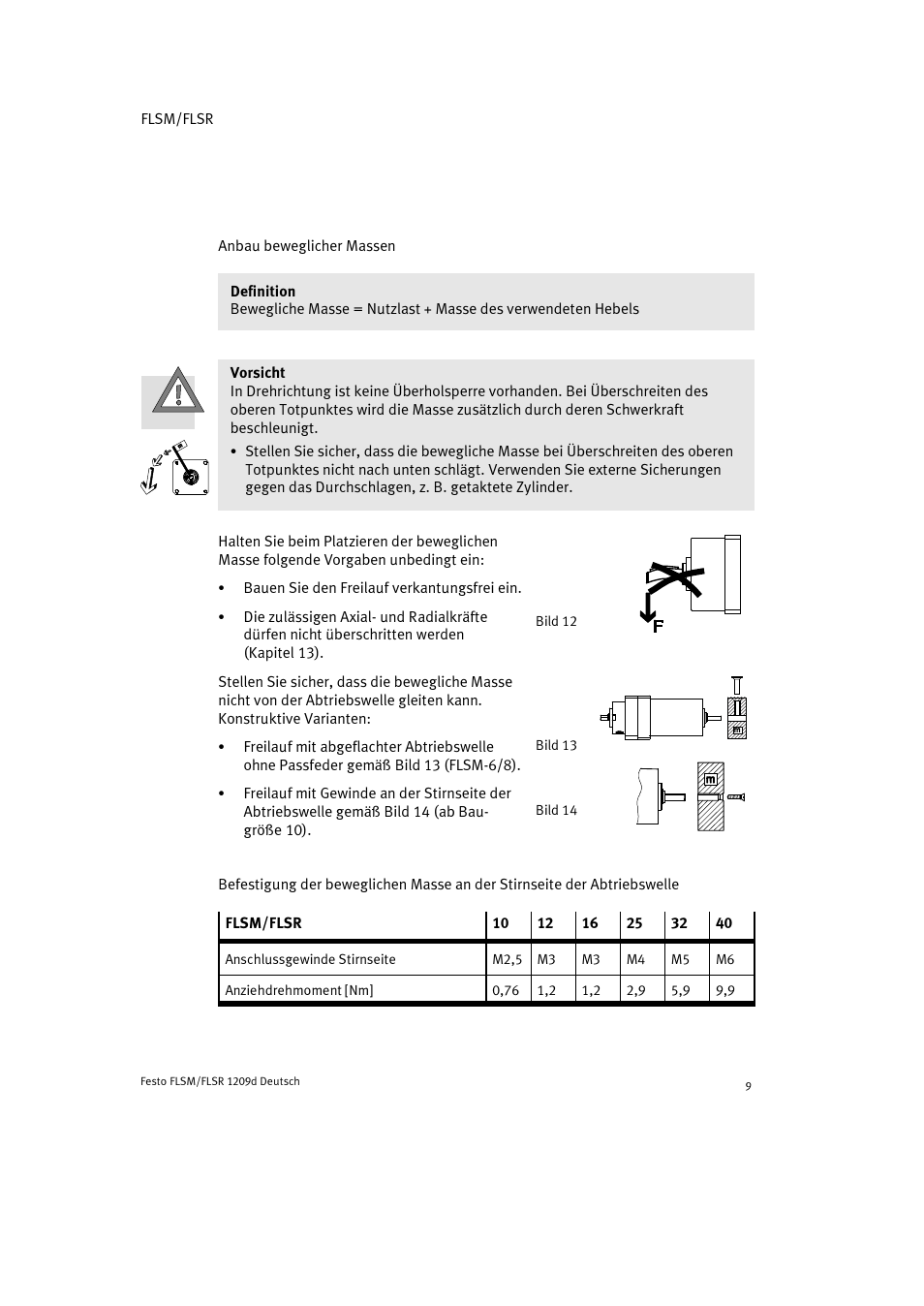 Festo FLSR User Manual | Page 9 / 88