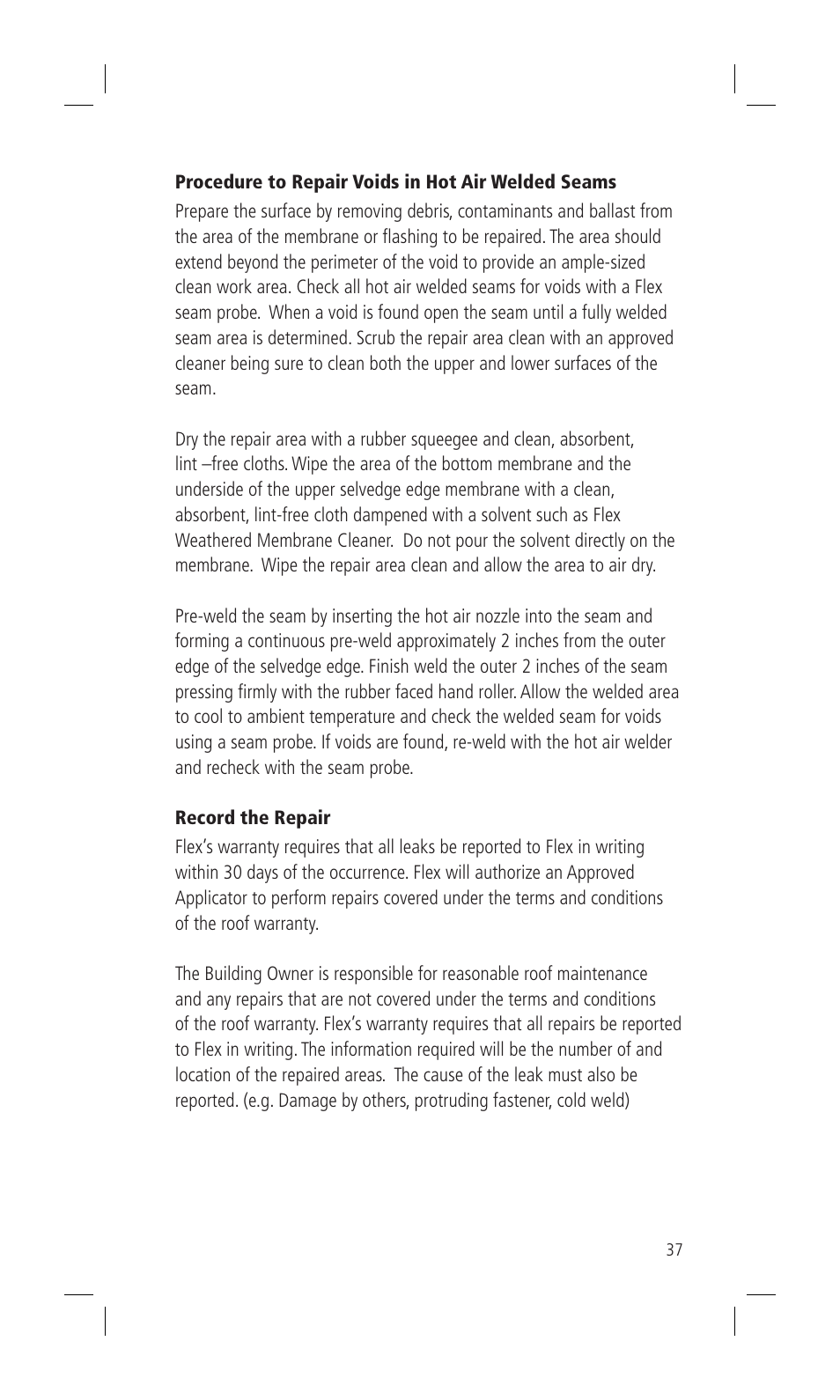 Flex TPO Для дома User Manual | Page 37 / 80