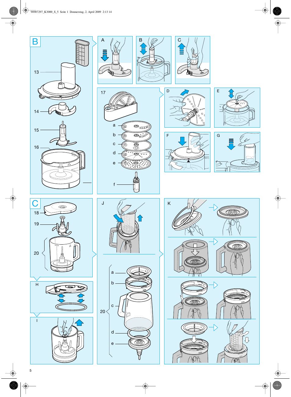 Braun MultiSystem K 3000 User Manual | Page 4 / 61